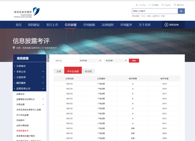 連續(xù)12年！廣電運通獲深交所信披A級考評